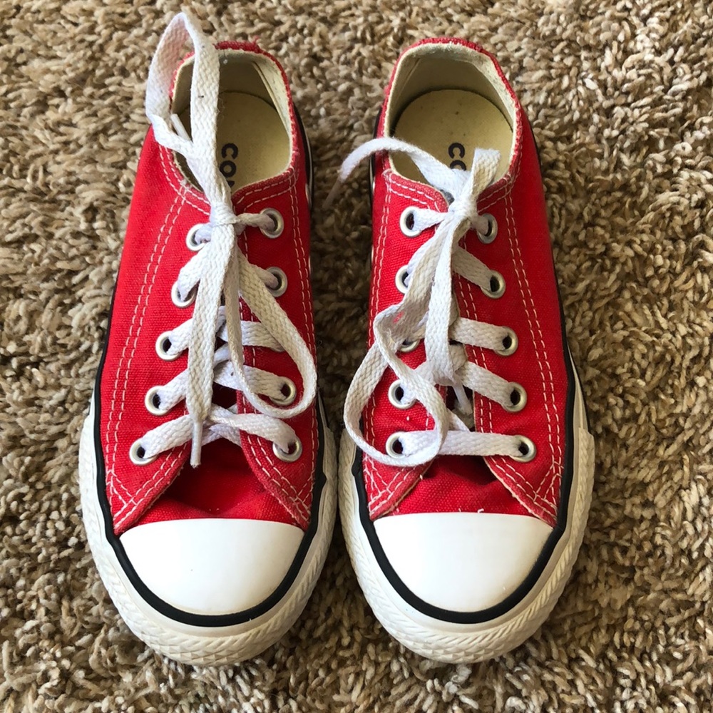 Red youth converse